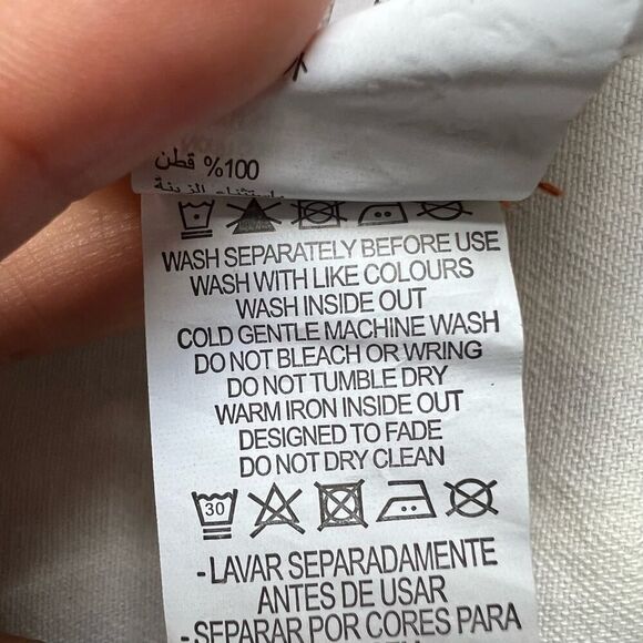 NWT Cotton On Striped Denim Wrap Mini Skirt 8 - Picture 9 of 9